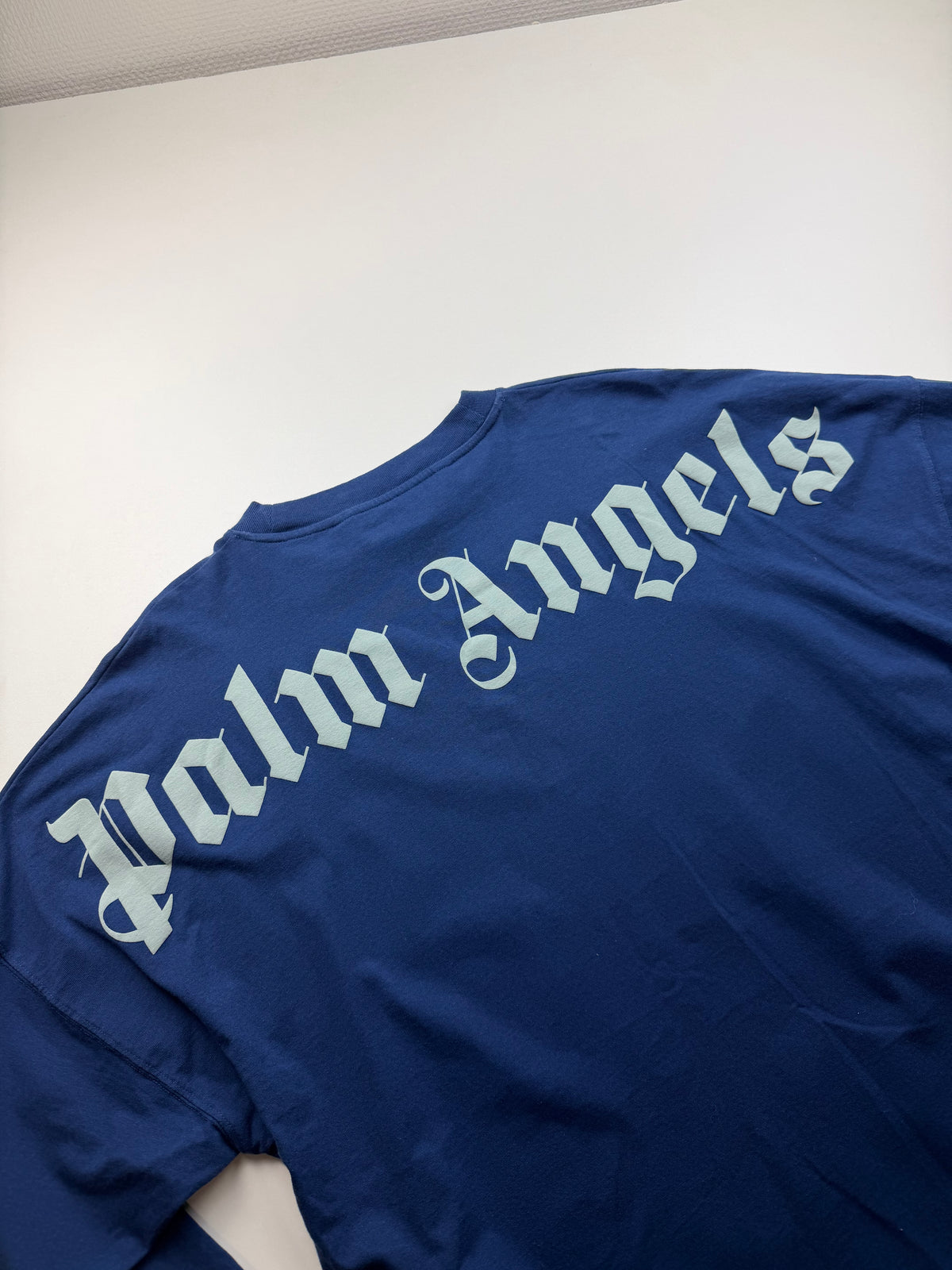 T-Shirt Manches Longues Palm Angels «Classic Logo» – Taille M – Bleu