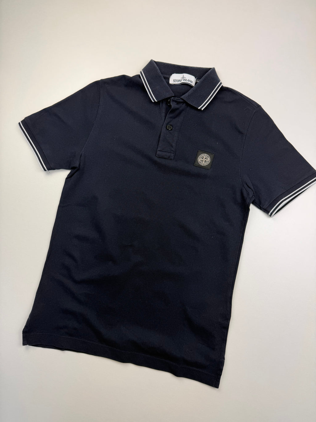 Polo Stone Island – Taille S – Bleu Marine