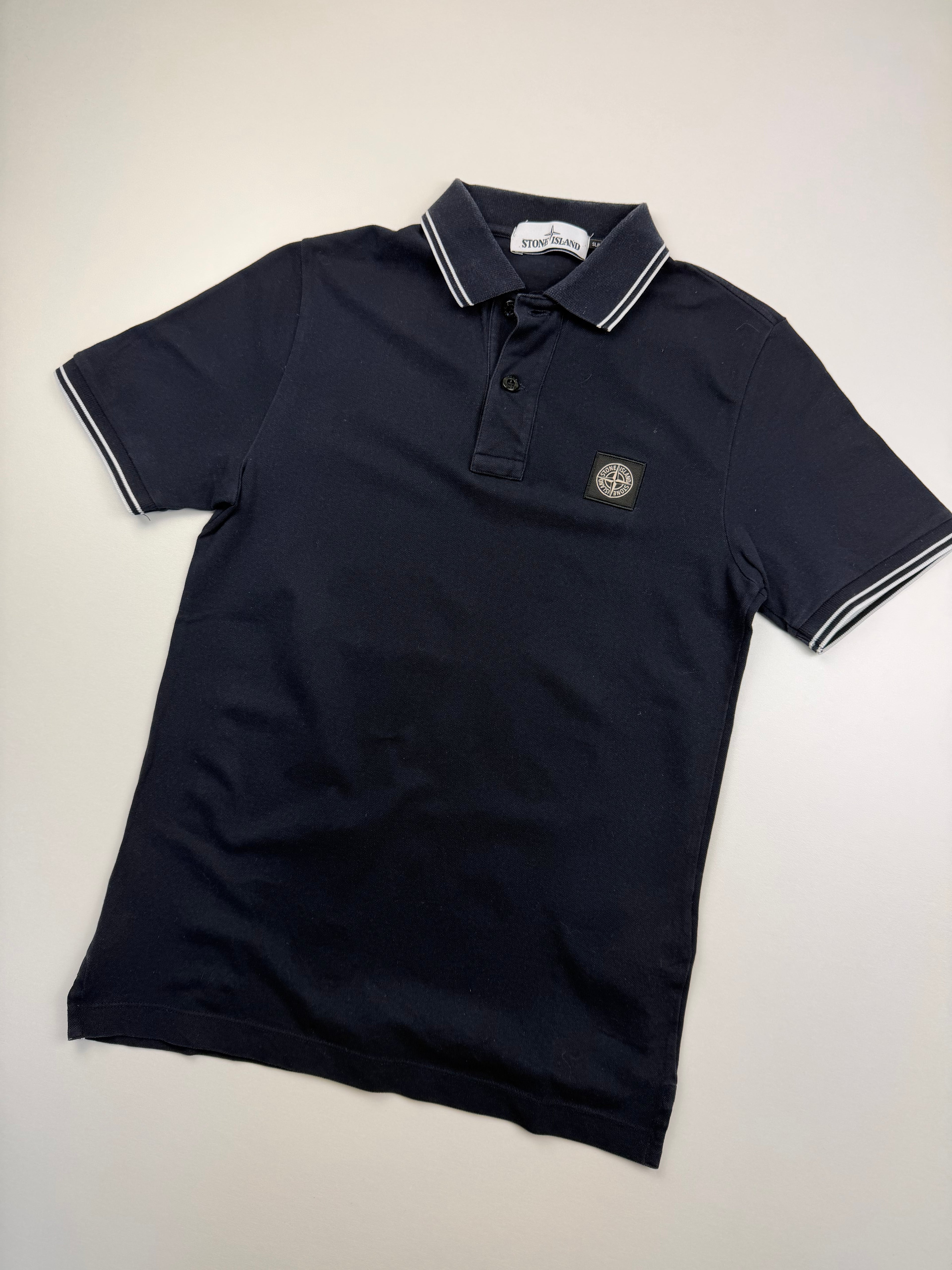 Polo Stone Island – Taille S – Bleu Marine