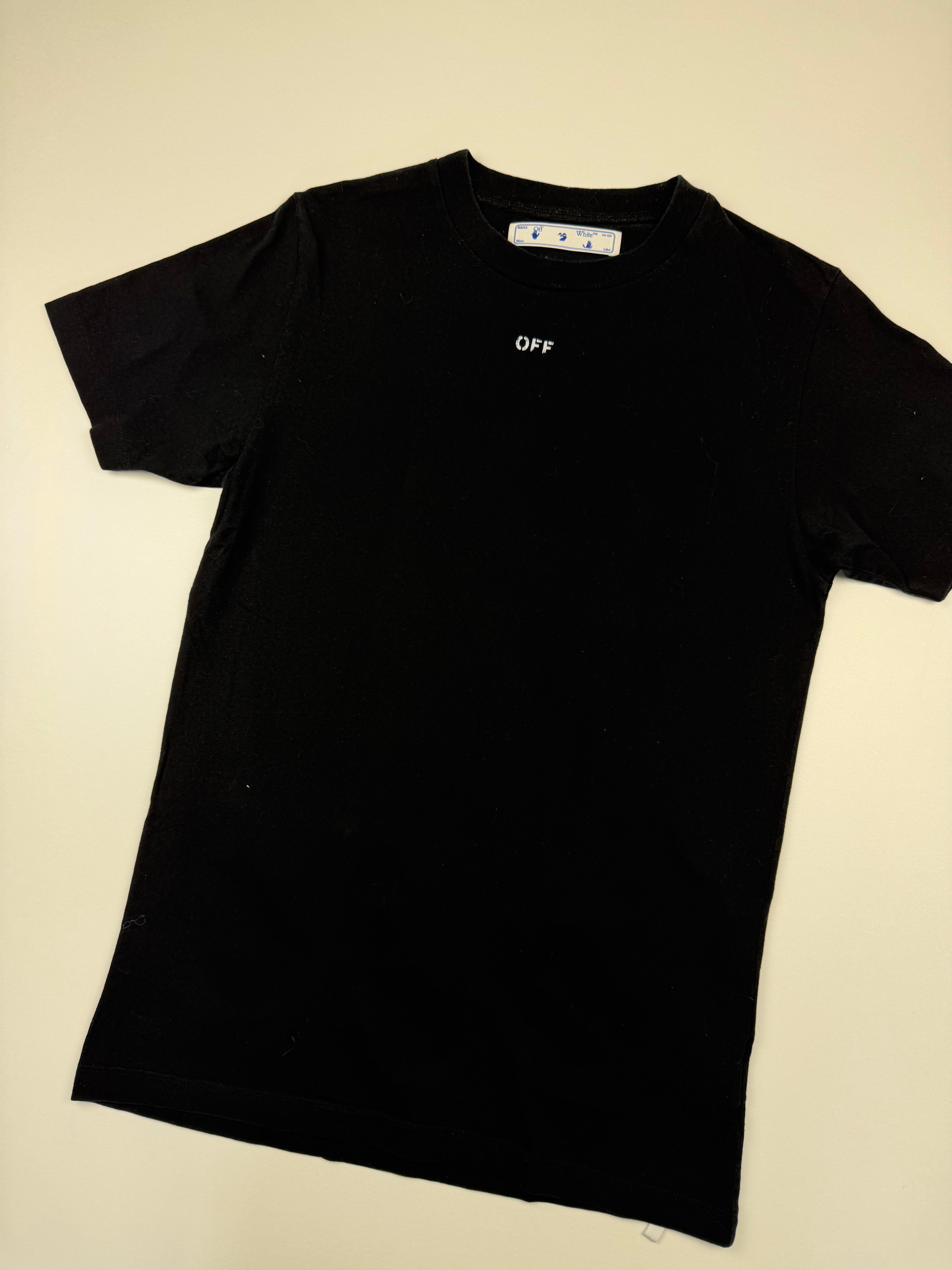 T-shirt Off-White “Stencil Logo” – Taille M – Noir