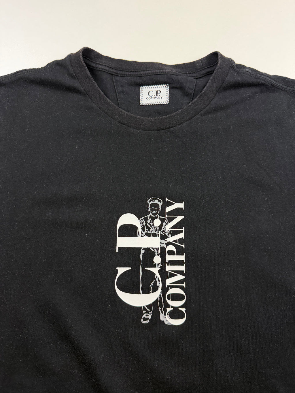 T-Shirt C.P. Company – Taille S – Noir – Motif Avant