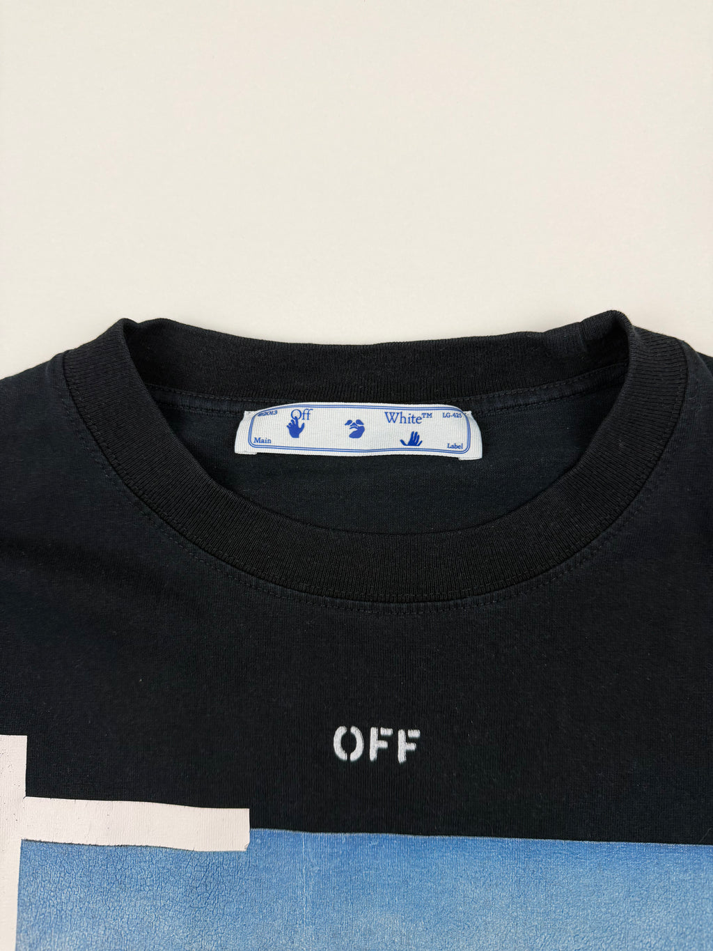 T-shirt Off-White “Mona Lisa” – Taille S (fit L) – Noir