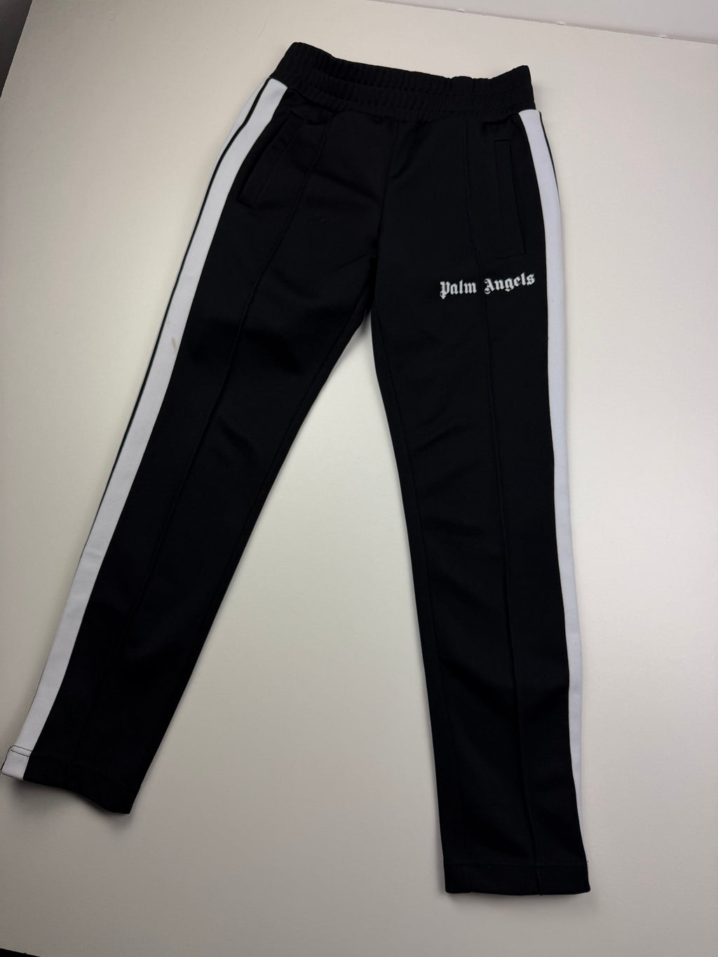 Jogging Palm Angels – Taille XS – Noir avec Bandes Blanches