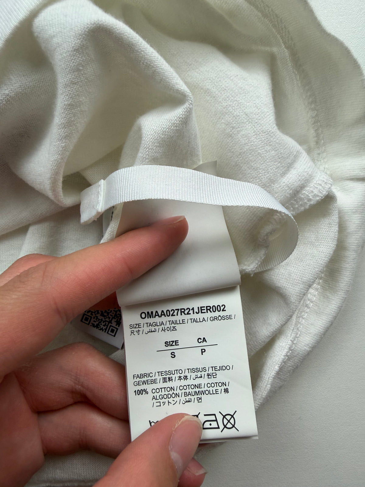 T-Shirt Off-White « Mona Lisa » – Taille S – Blanc