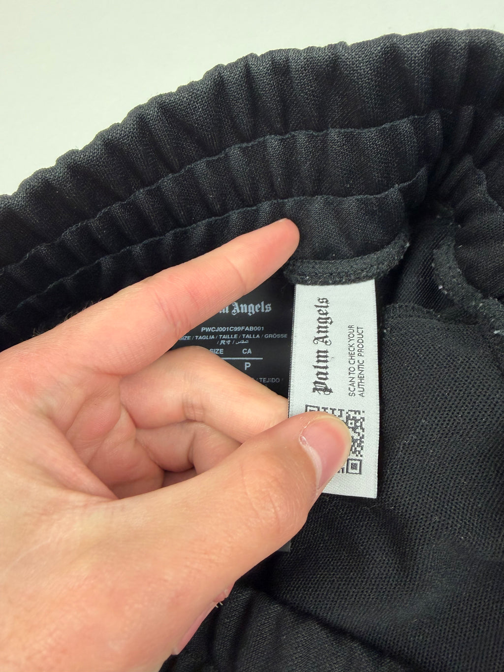 Jogging Palm Angels – Taille S – Noir avec Bandes Blanches