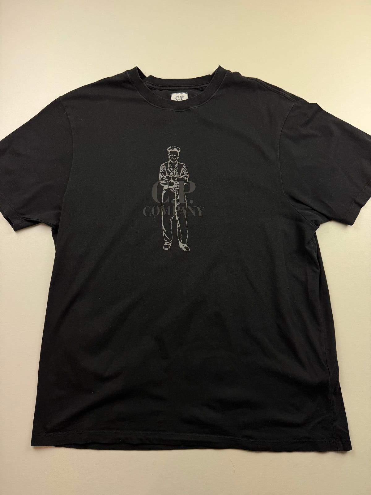 T-Shirt C.P. Company « Jersey British Sailor » – Taille L – Noir