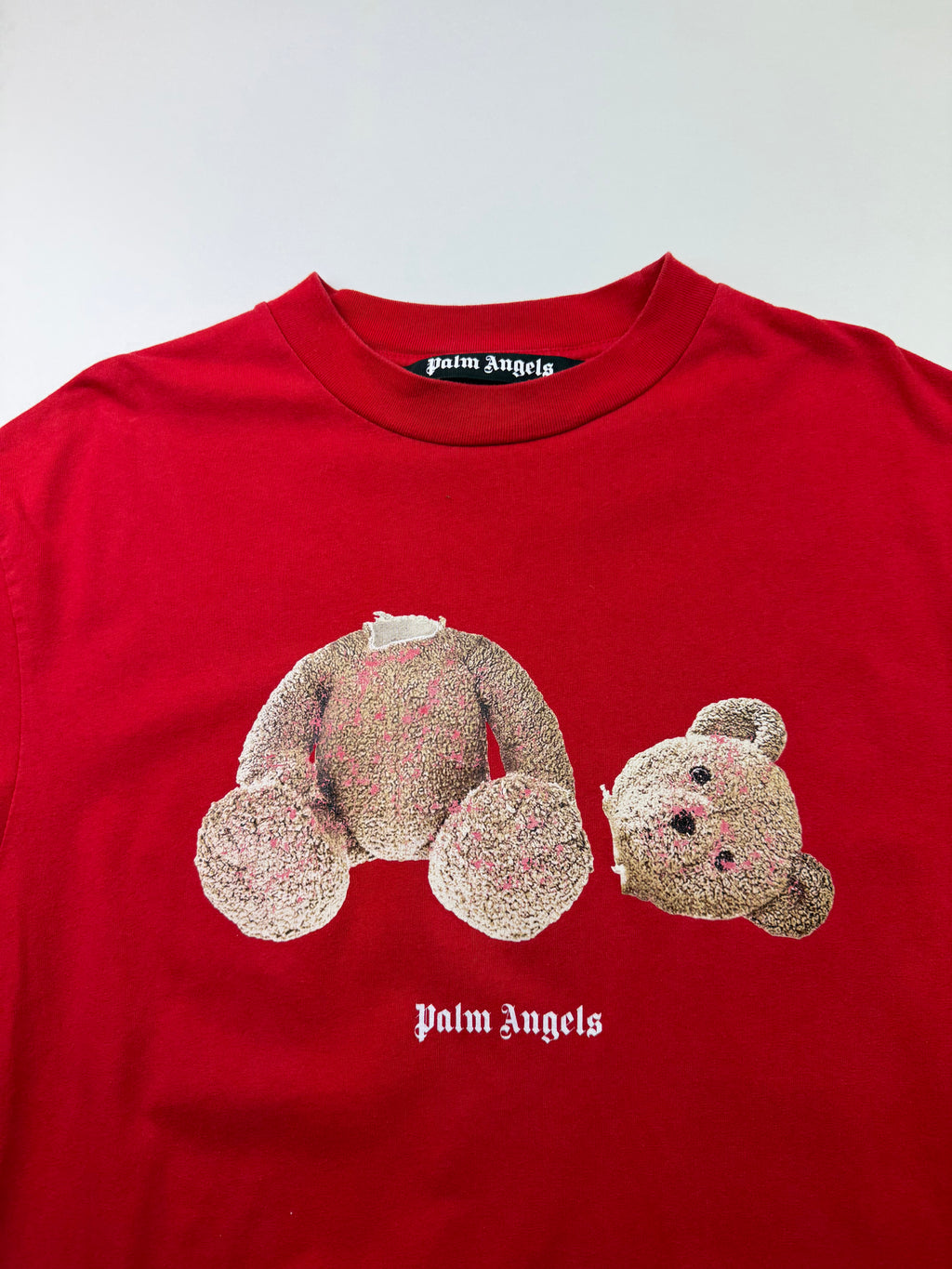 T-Shirt Palm Angels «Teddy Bear» – Taille M – Rouge