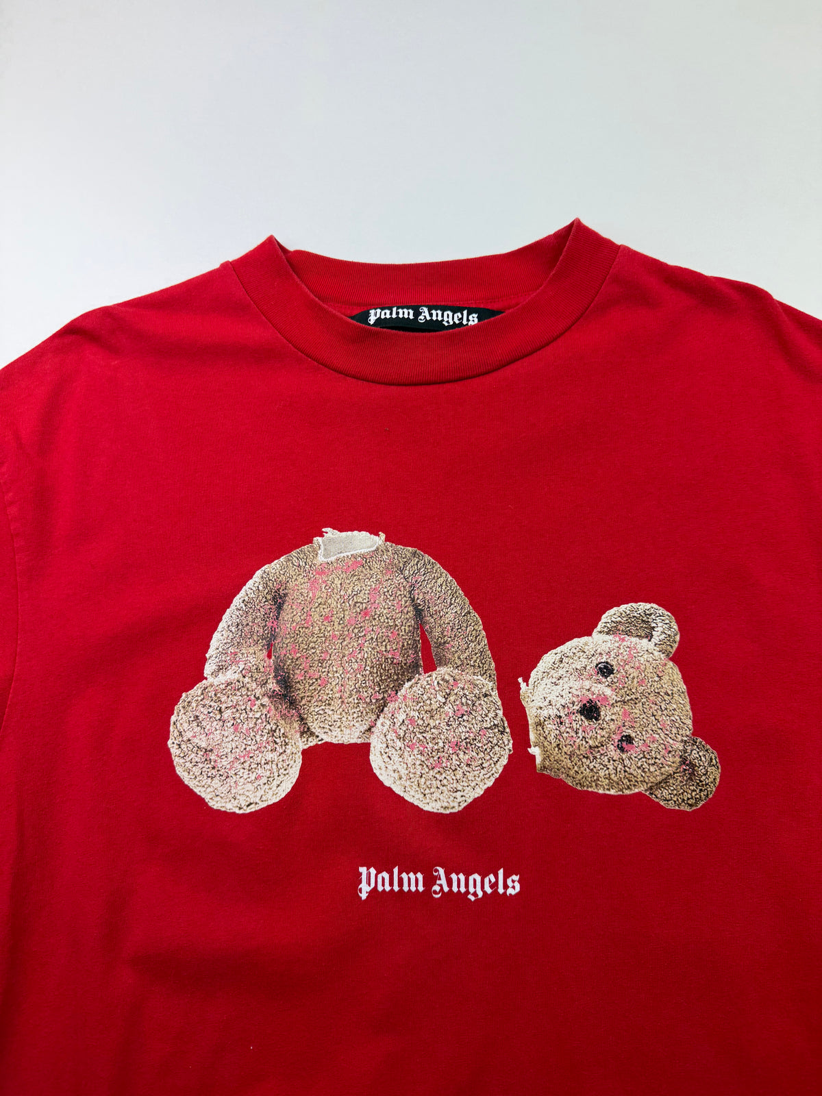 T-Shirt Palm Angels «Teddy Bear» – Taille M – Rouge
