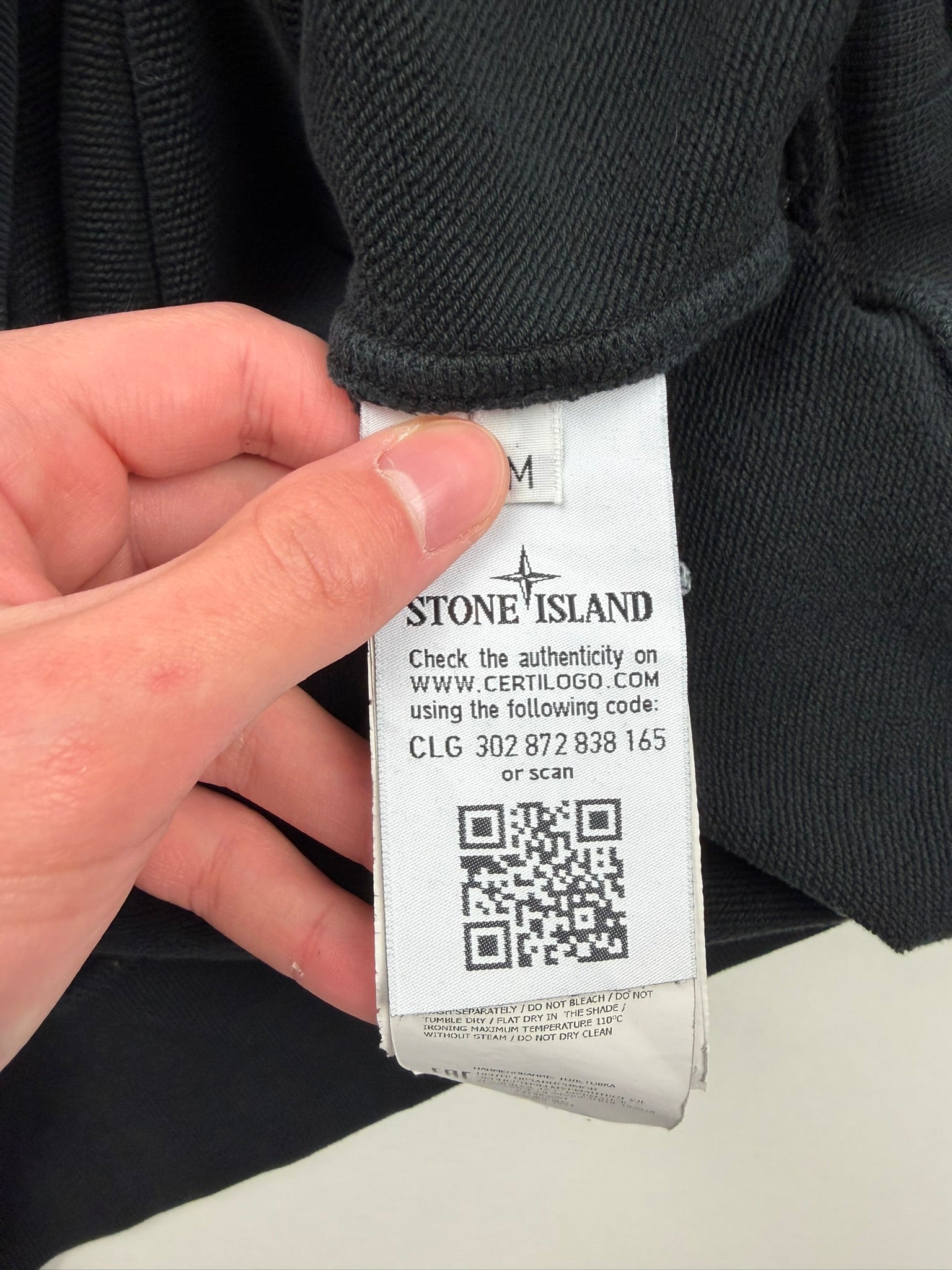 Pull crewneck Stone Island – Taille M – Coloris Noir