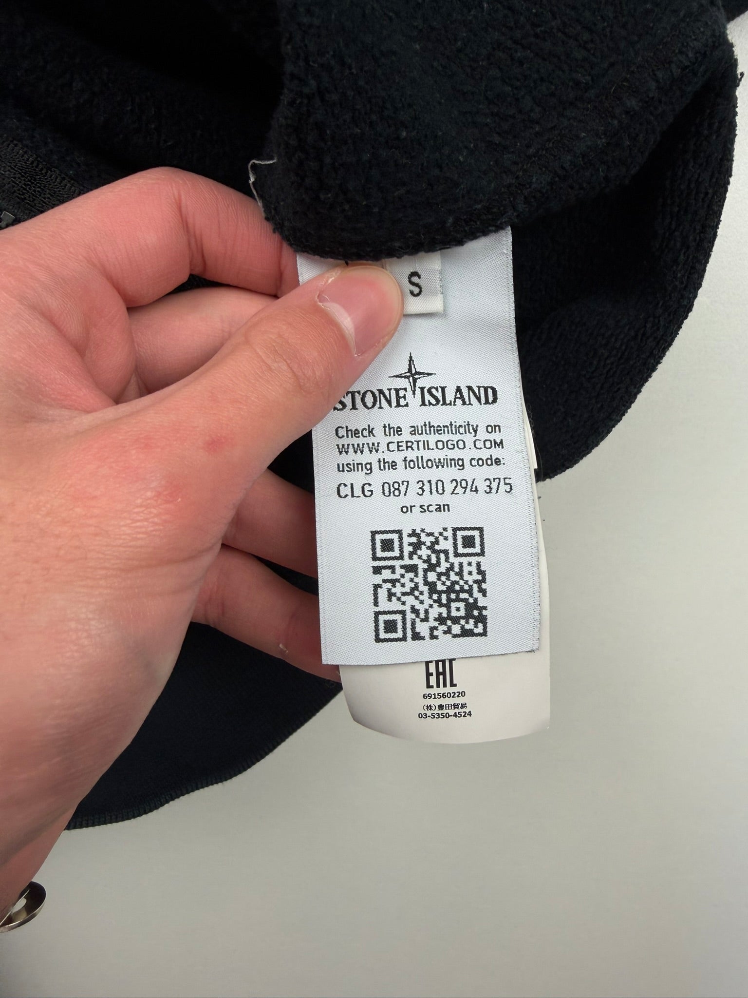 Gilet Zip Stone Island – Taille S – Coloris Noir