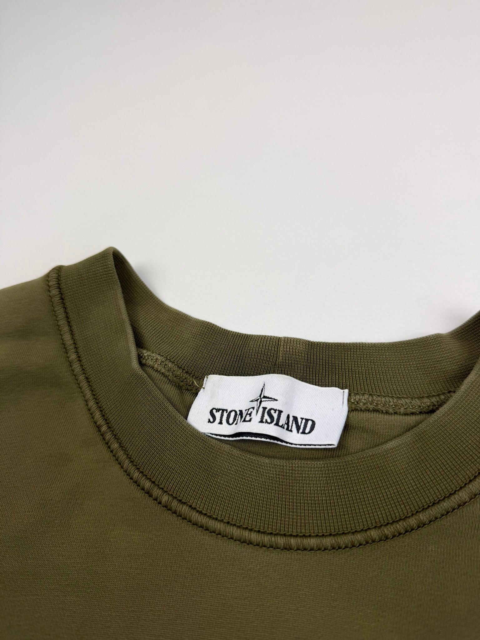 Pull crewneck Stone Island – Taille M – Coloris Kaki