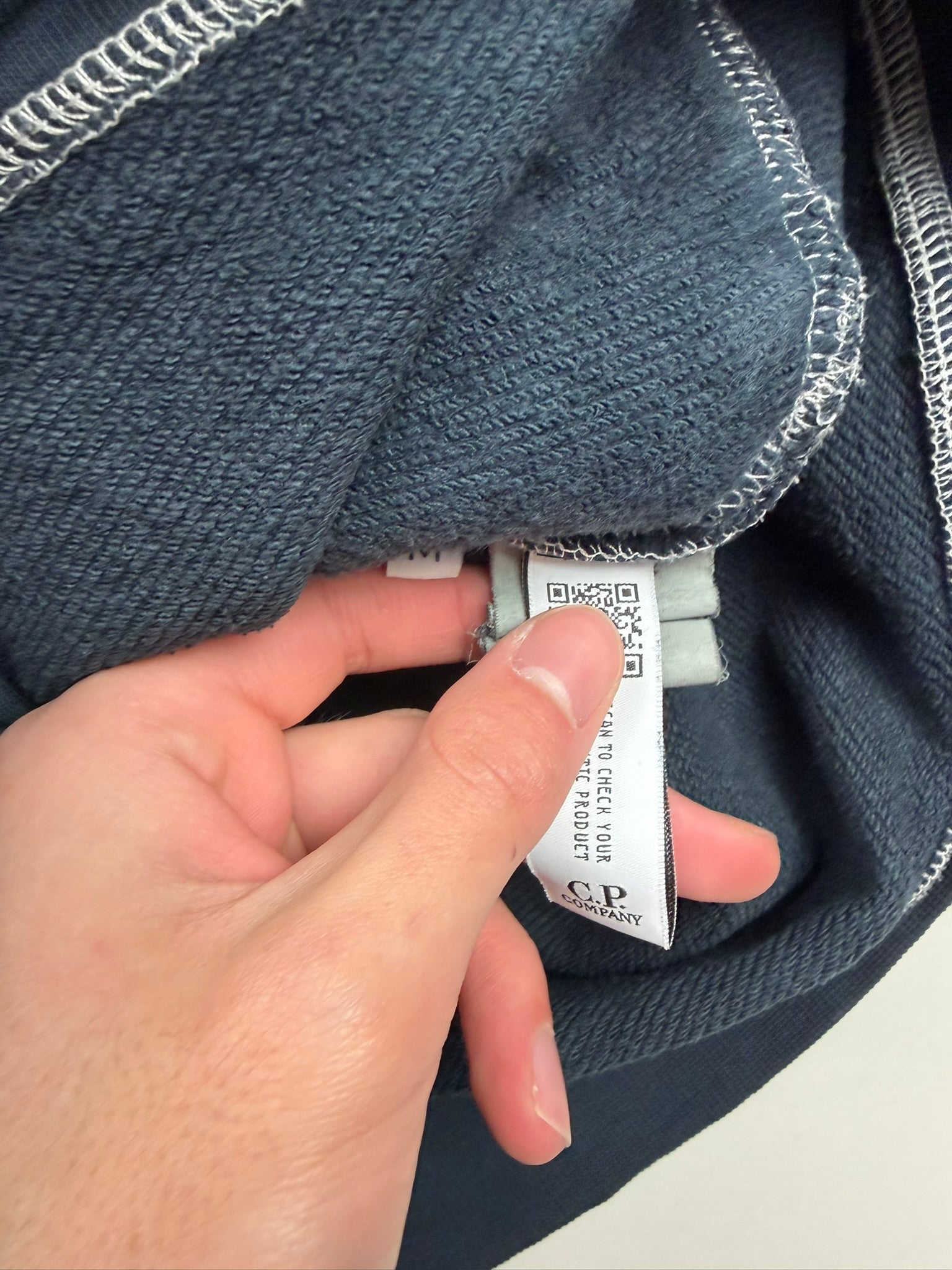 Gilet full zip C.P. Company – Taille M – Coloris Marine / Noir