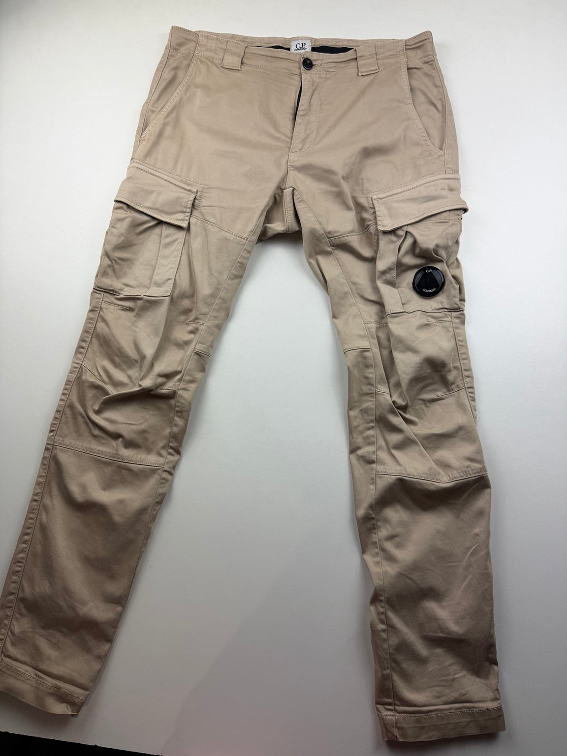 Pantalon cargo C.P. Company Ergonomic Fit – Taille 46 – Beige