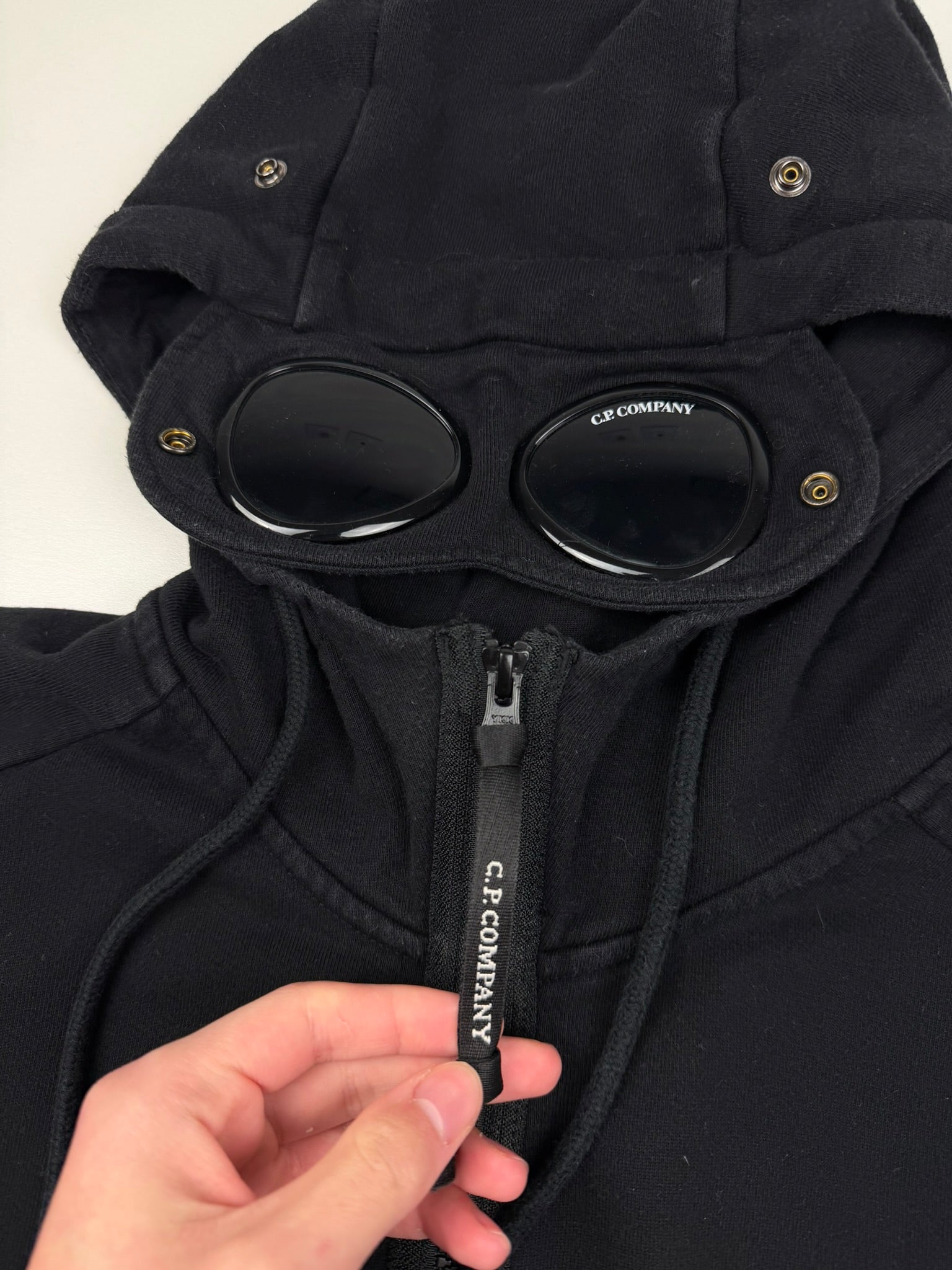 Gilet Zip C.P. Company avec goggle – Taille XL – Noir