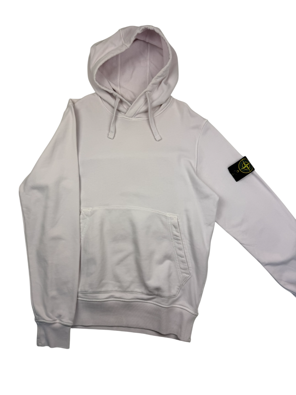 Pull à capuche Stone Island rose pâle – Taille S