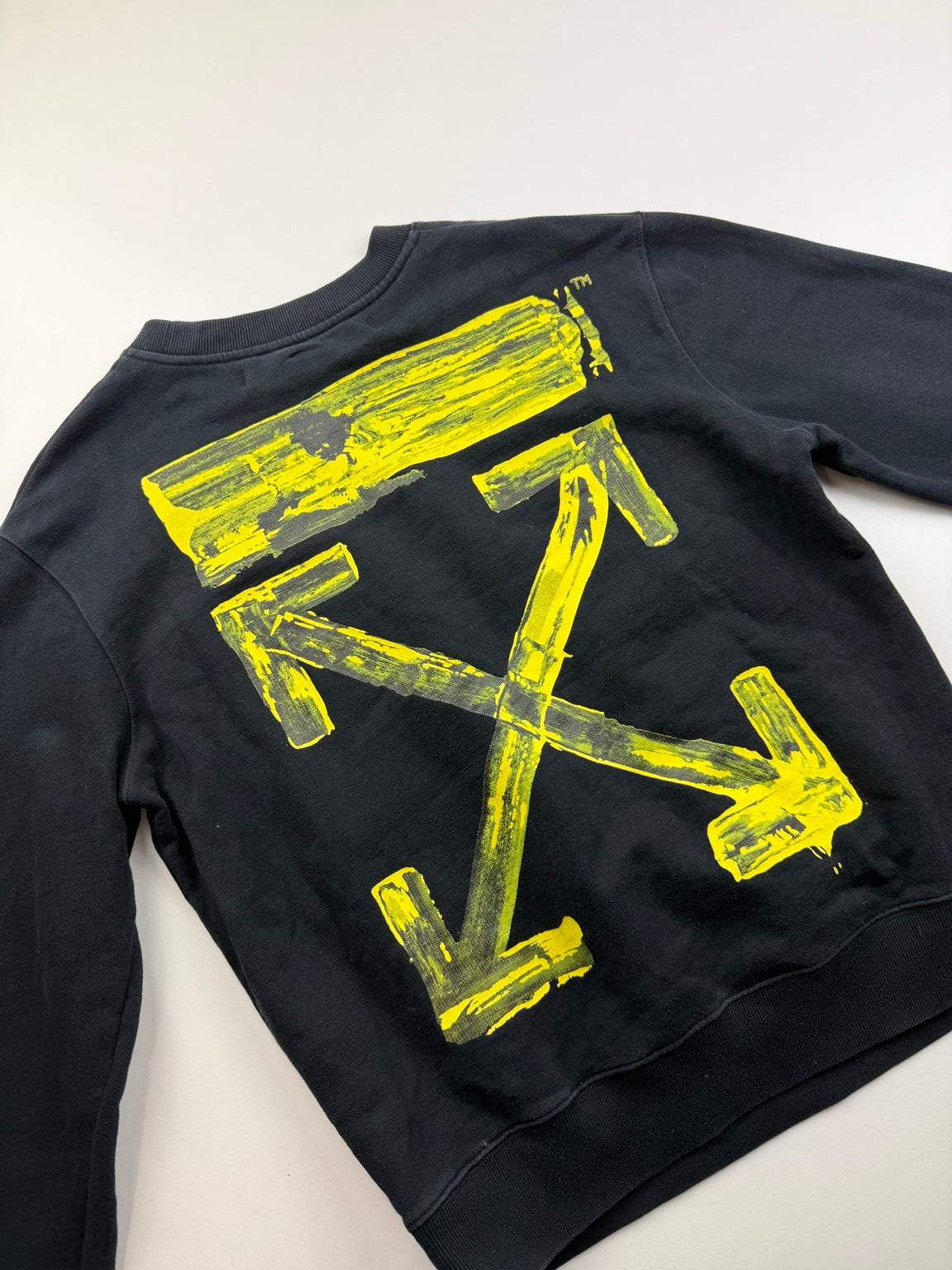 Pull Off-White « Acrylic Arrows » – Taille M – Noir — photo 5