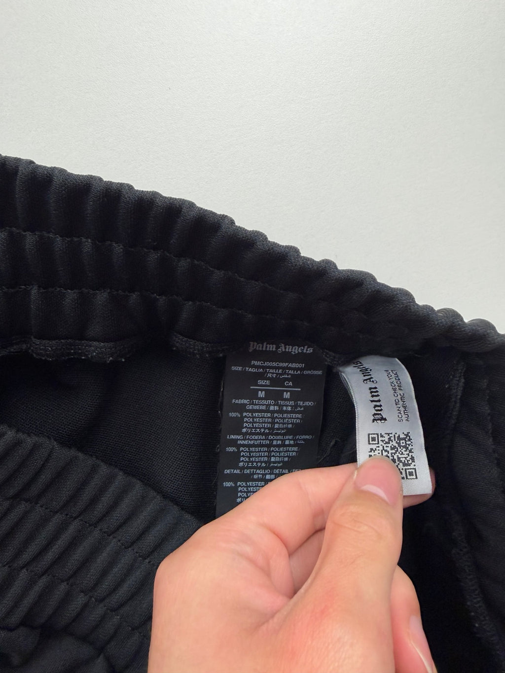 Jogging Palm Angels « Classic Track Pants » – Taille M – Noir et blanc — photo 6