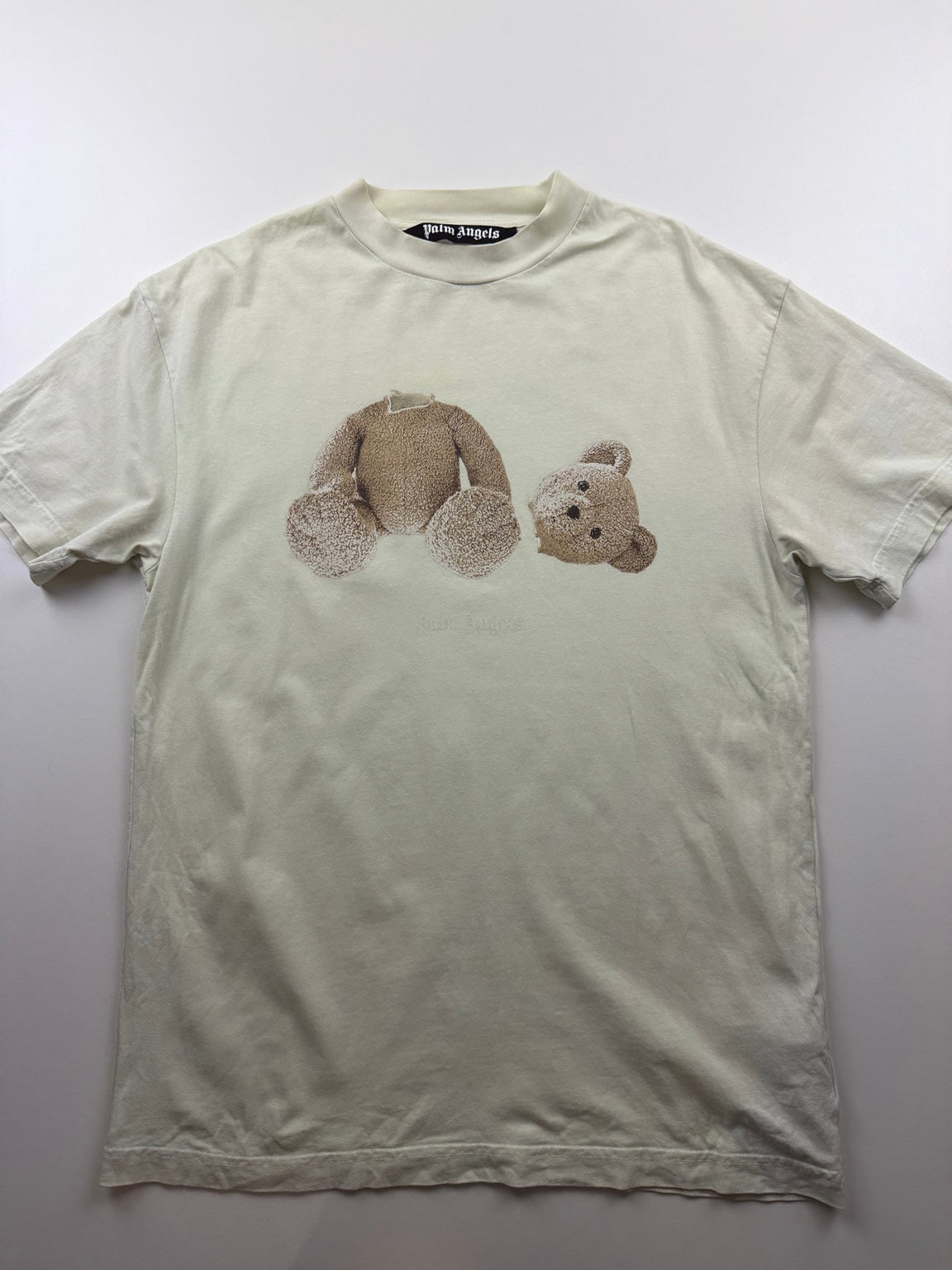 T-Shirt Palm Angels « Teddy » – Taille M – Écru — photo 1