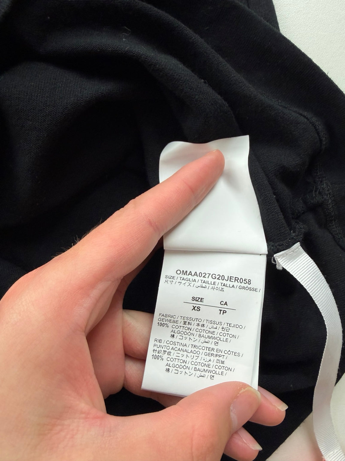 T-Shirt Off-White « Impressionism Stencil Arrows » – Taille XS – Noir — photo 3