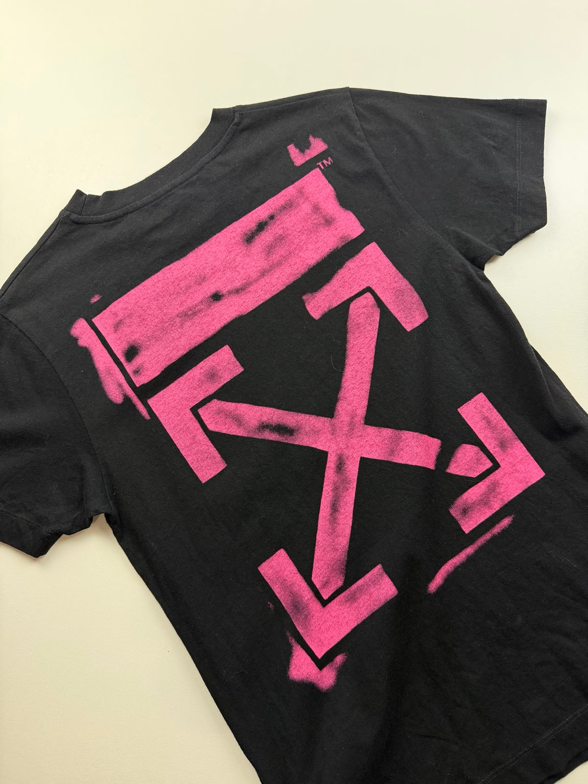 T-Shirt Off-White « Impressionism Stencil Arrows » – Taille XS – Noir — photo 4