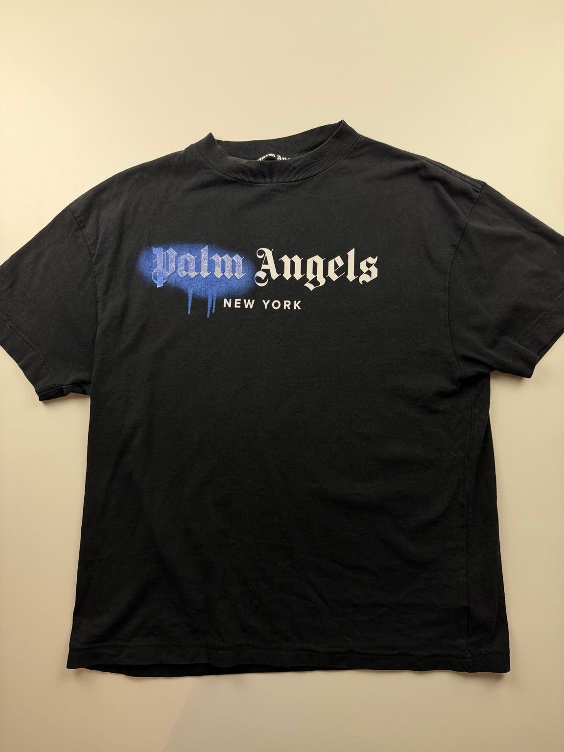 T-Shirt Palm Angels « Tag New York » – Taille S – Noir — photo 1