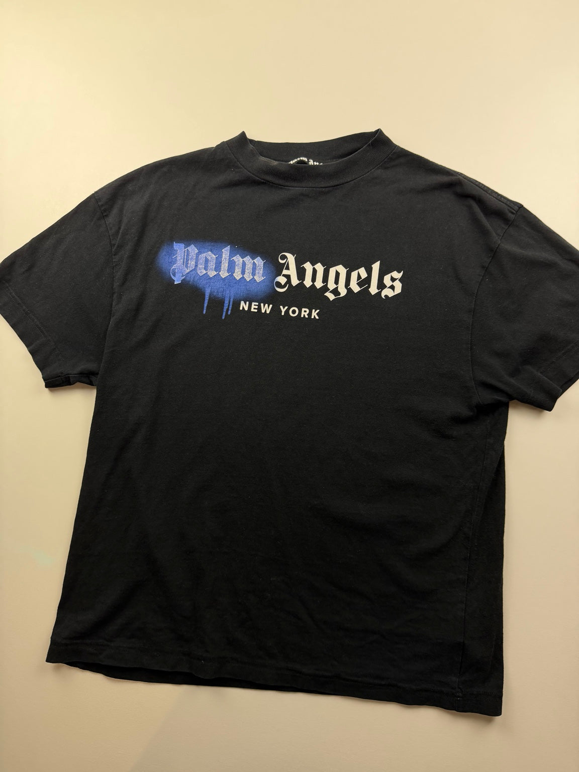 T-Shirt Palm Angels « Tag New York » – Taille S – Noir — photo 2