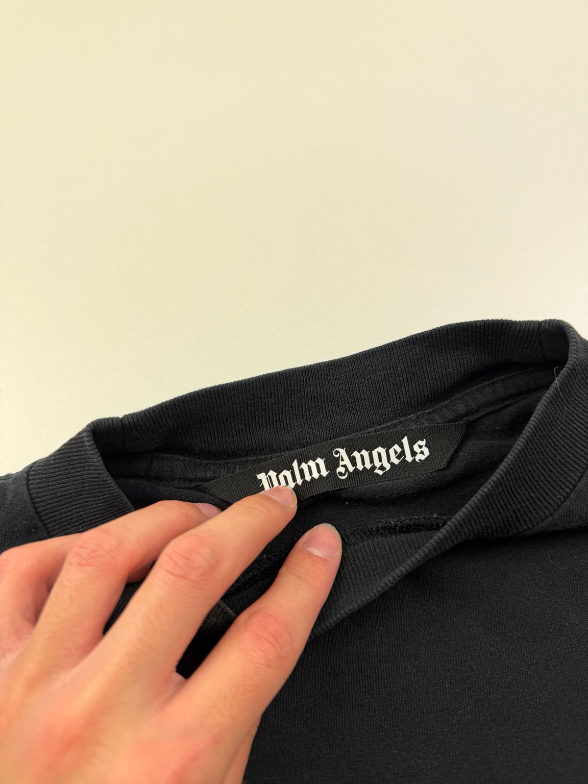 T-Shirt Palm Angels « Tag New York » – Taille S – Noir — photo 3