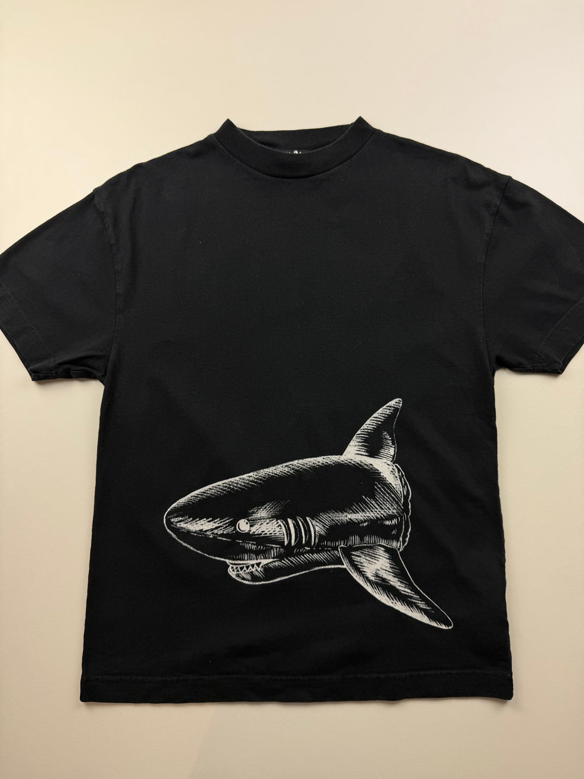 T-Shirt Palm Angels « Shark » – Taille XS – Noir — photo 1