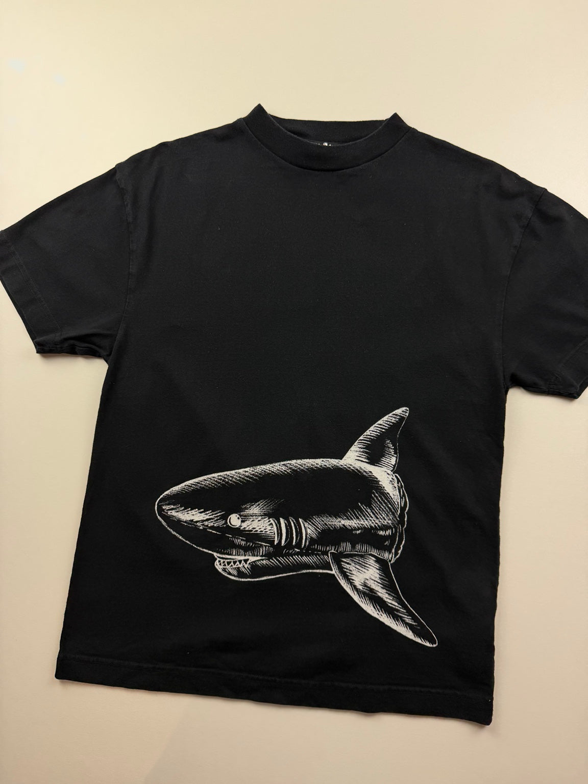 T-Shirt Palm Angels « Shark » – Taille XS – Noir — photo 2