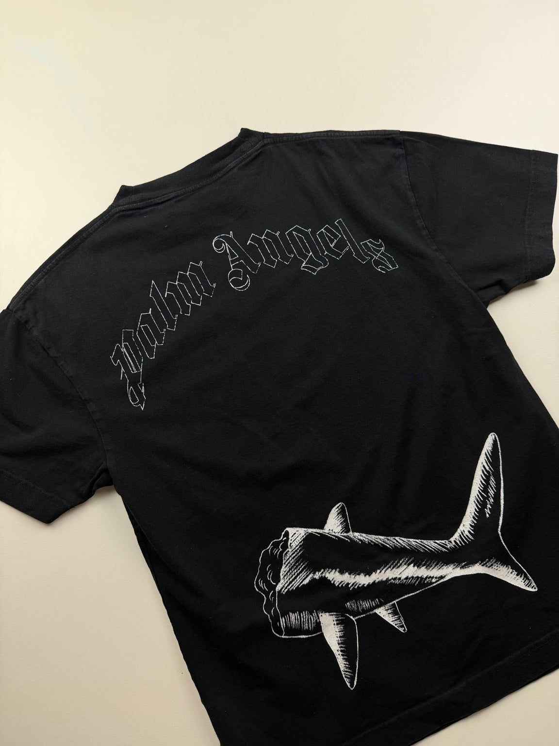 T-Shirt Palm Angels « Shark » – Taille XS – Noir — photo 4