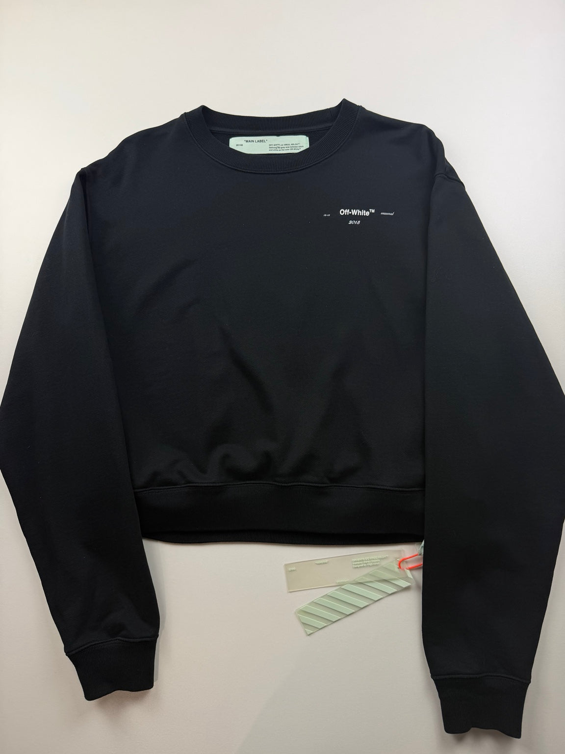 Pull Off-White « Hanna Leaves Arrows » – Taille L – Noir — photo 1