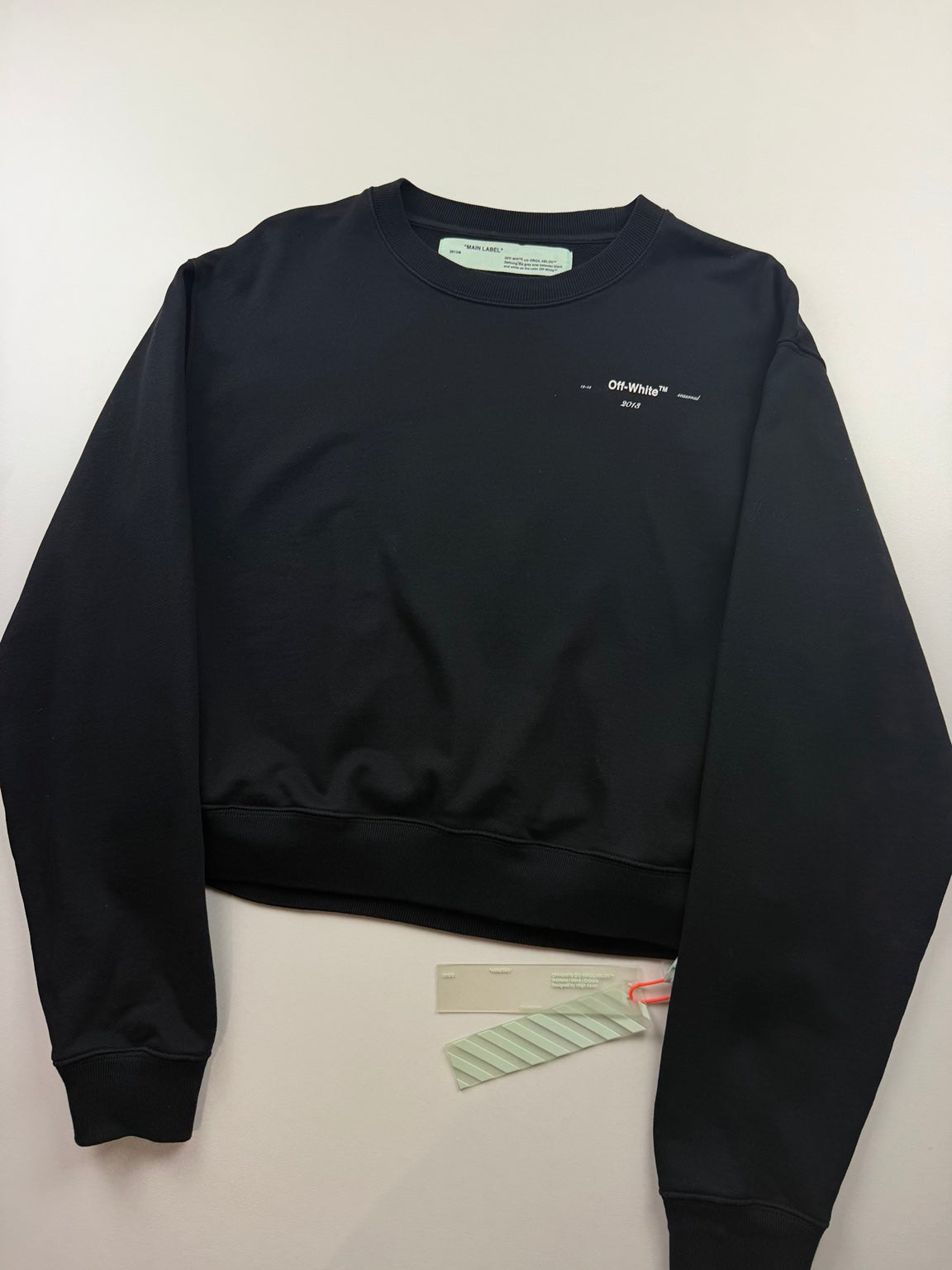 Pull Off-White « Hanna Leaves Arrows » – Taille L – Noir — photo 2