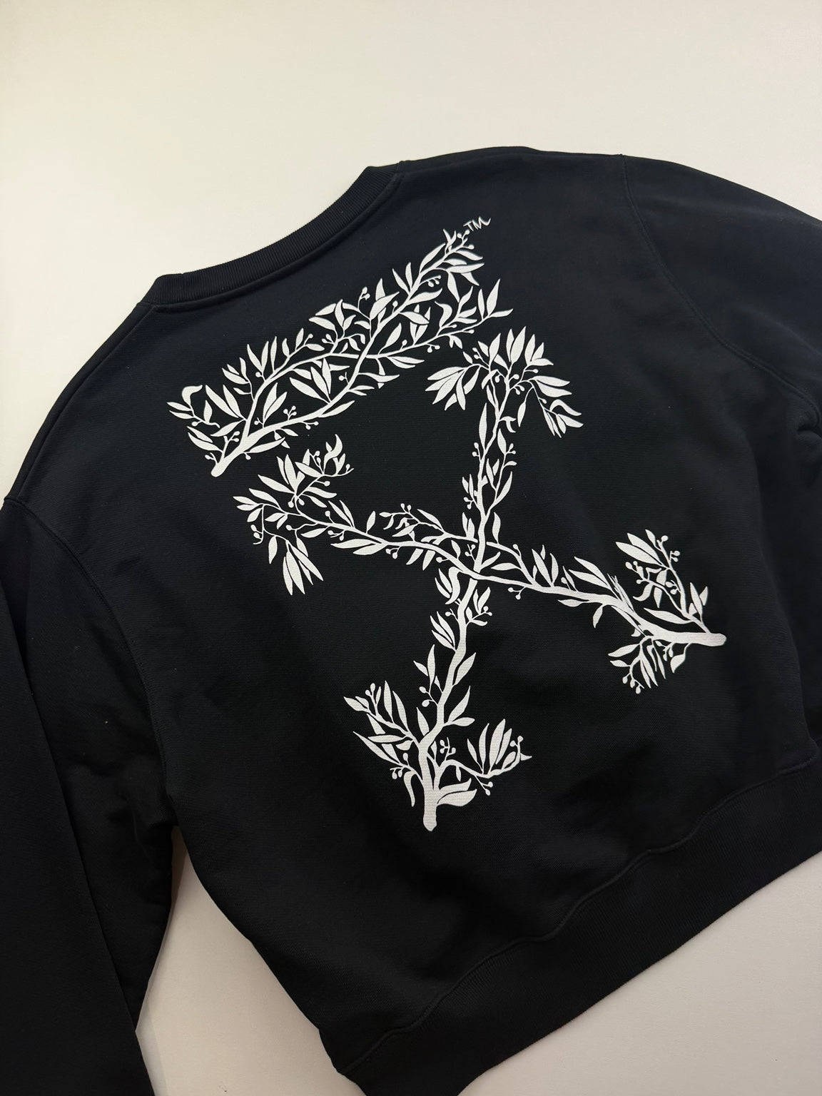 Pull Off-White « Hanna Leaves Arrows » – Taille L – Noir — photo 5
