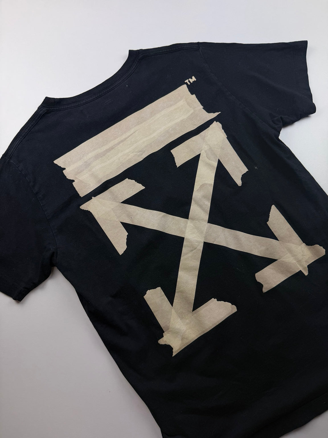 T-Shirt Off-White « Tape Arrows » – Taille L – Noir — photo 5