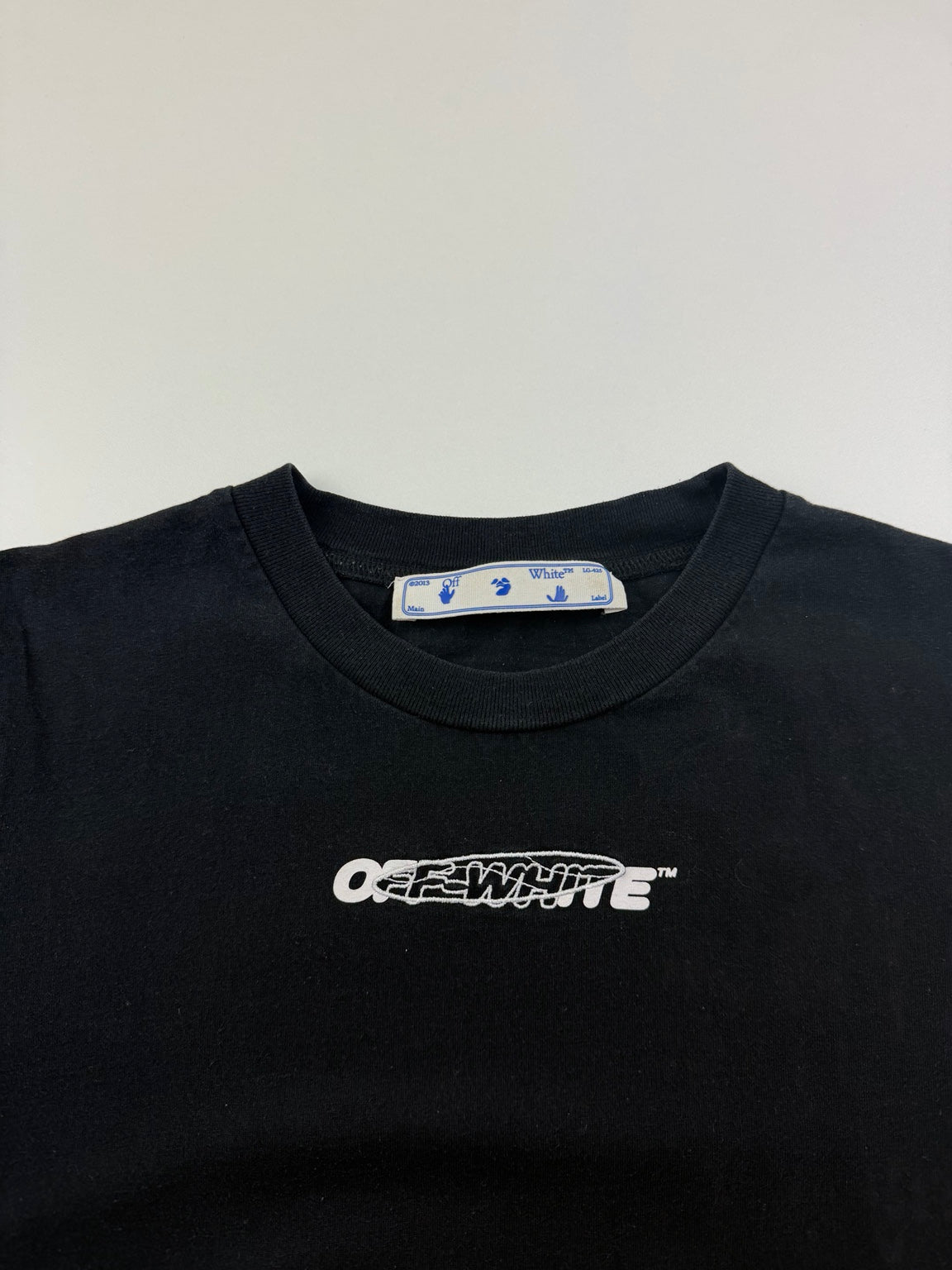 T-Shirt Off-White « Hand Logo » – Taille S – Noir — photo 3