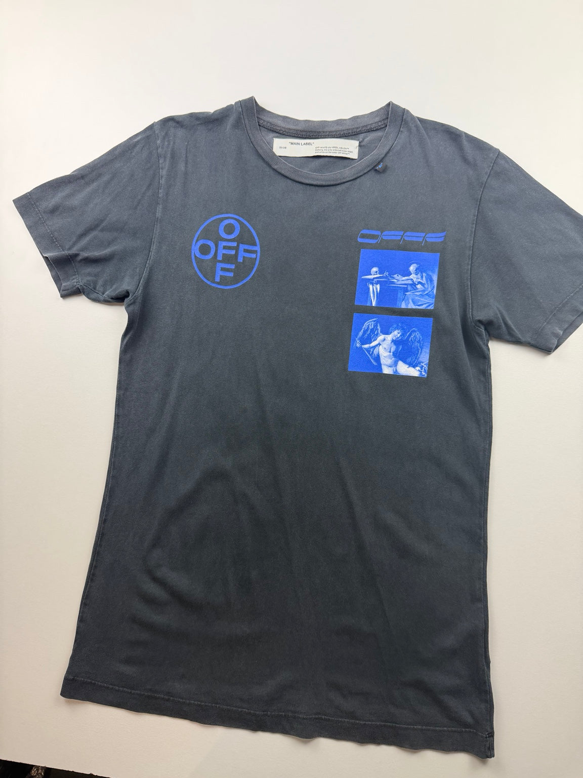 T-Shirt Off-White « Caravaggio » – Taille S – Gris anthracite — photo 2