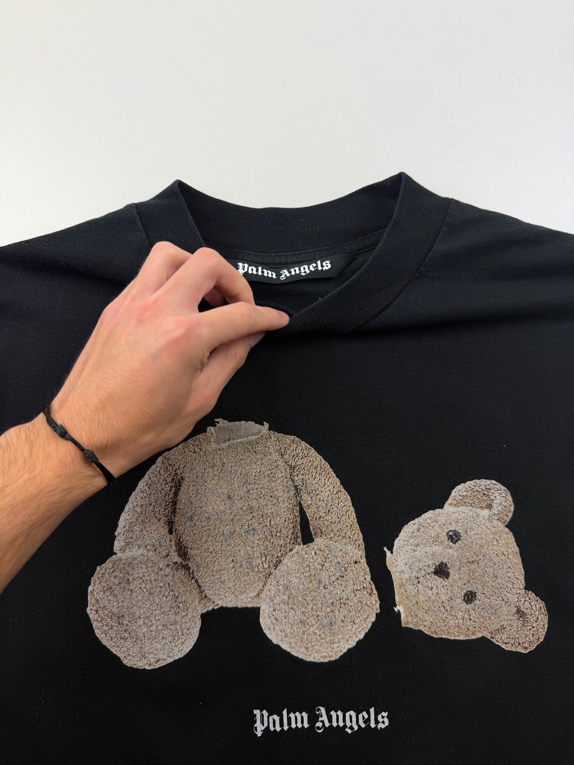 T-Shirt Palm Angels « Teddy » – Taille M – Noir — photo 3