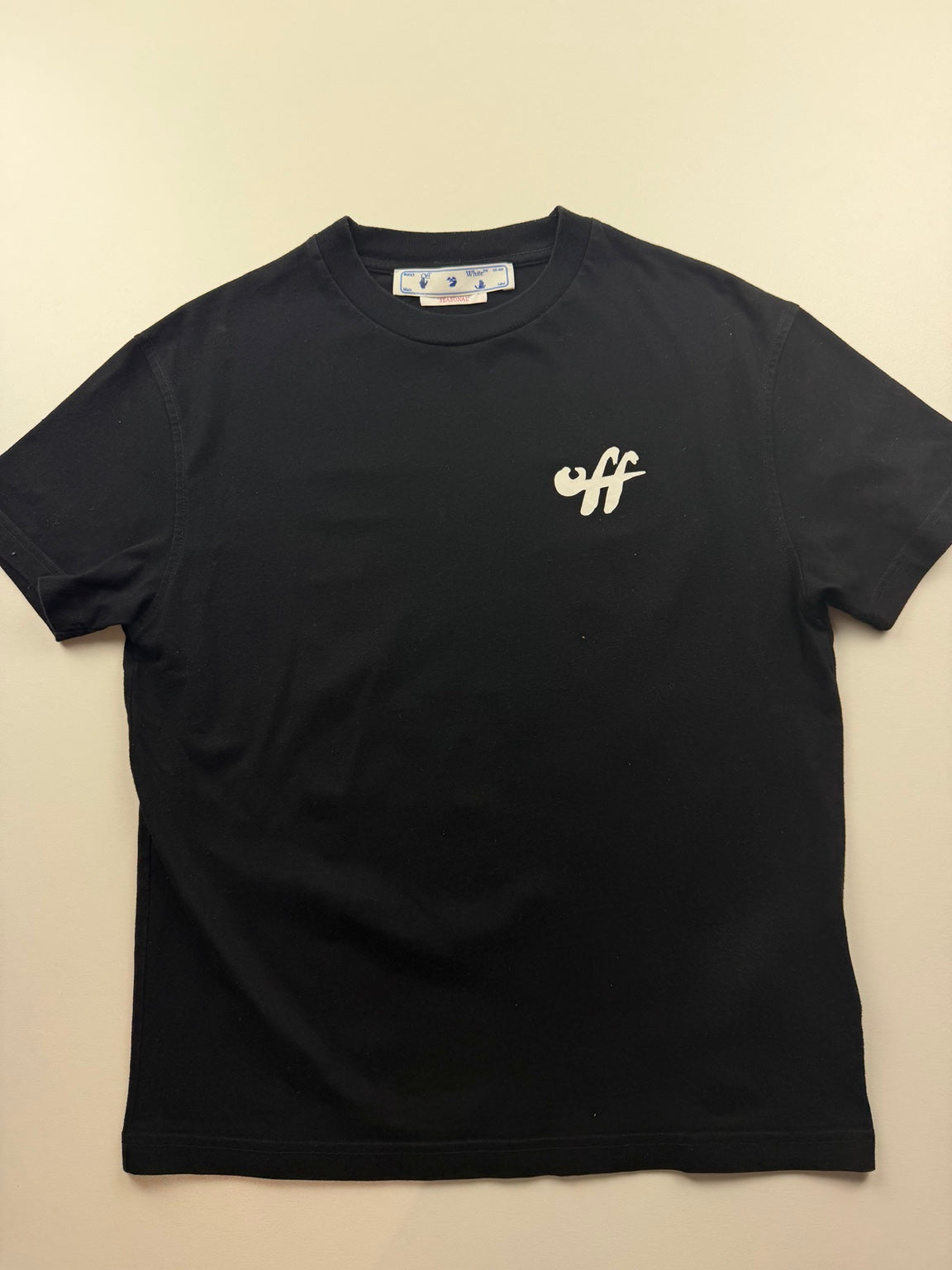 T-Shirt Off-White « Zebra Arrows » – Taille S – Noir — photo 1