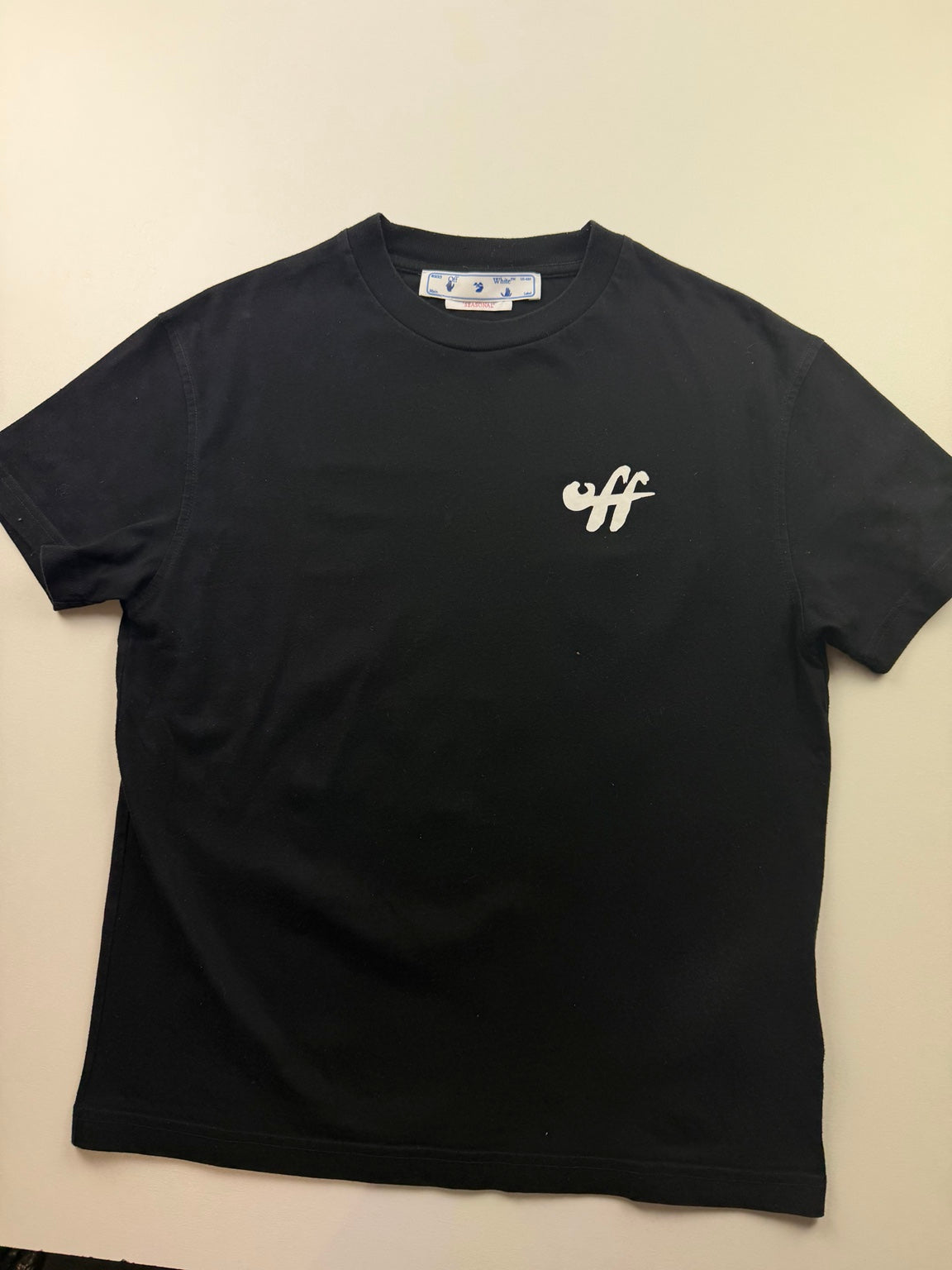 T-Shirt Off-White « Zebra Arrows » – Taille S – Noir — photo 2