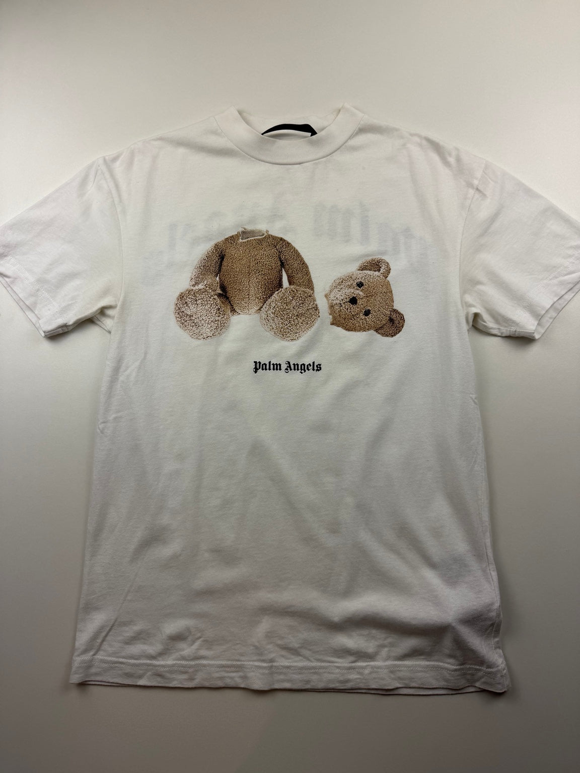 T-Shirt Palm Angels « Bear » – Taille XS – Blanc – Photo 1