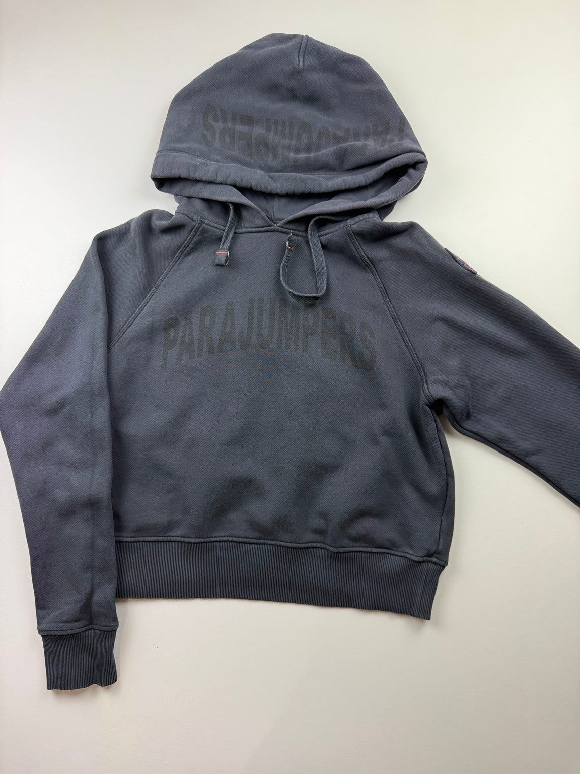 Pull zippé à capuche Parajumpers – Taille S – Bleu ardoise – Photo 1