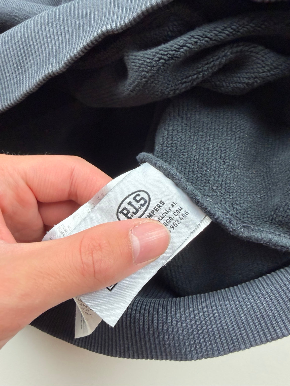 Pull zippé à capuche Parajumpers – Taille S – Bleu ardoise – Photo 5