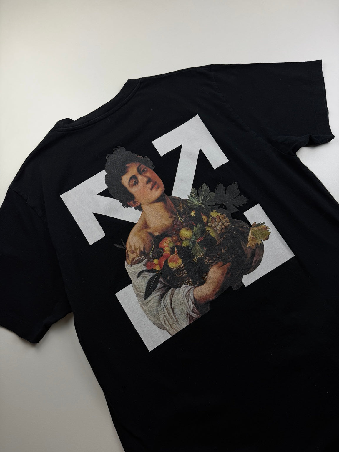 T-shirt Caravaggio Boy Arrows Off-White – Taille XXL – Noir – photo 4