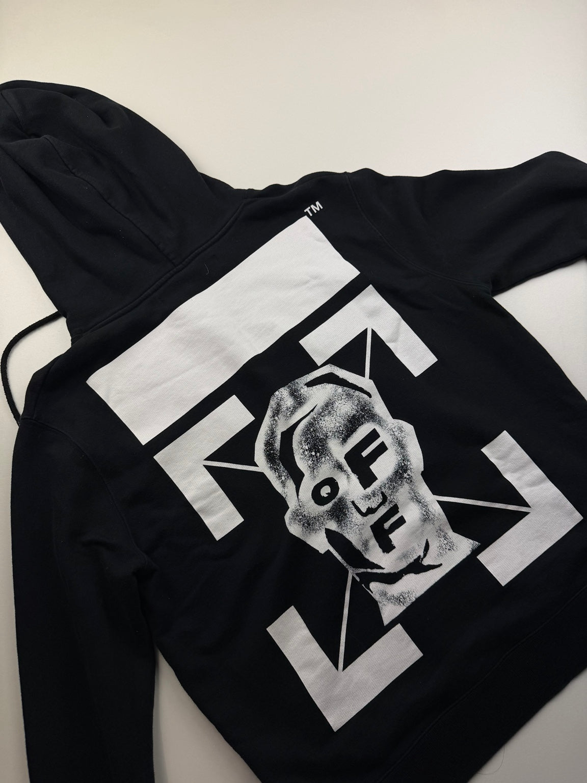 Pull à capuche Mask Arrows Off-White – Taille M – Noir – photo 4
