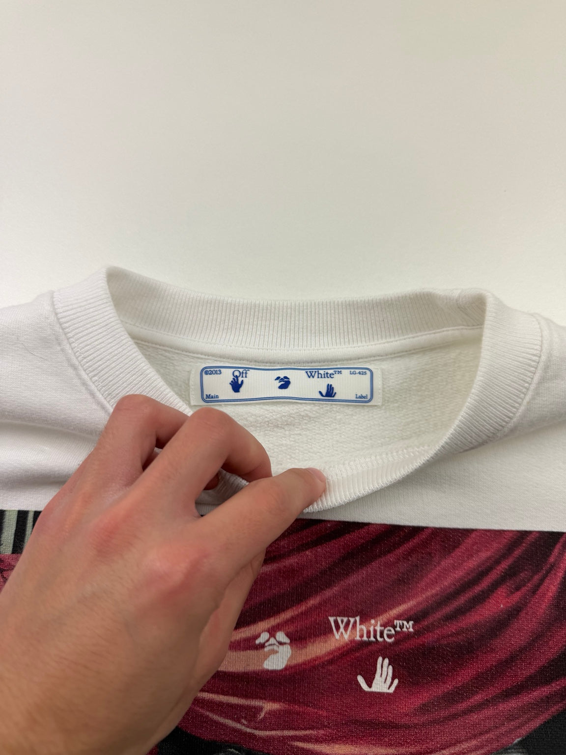 Pull Caravaggio Painting Arrows Off-White – Taille S – Blanc – photo 3