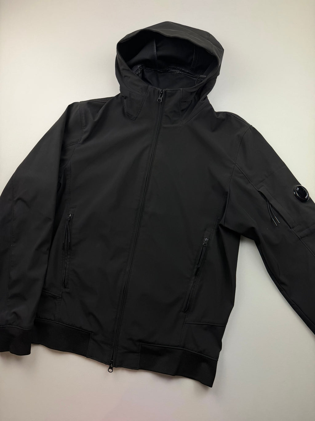 Veste à capuche C.P. Shell-R C.P. Company – Taille 50 – Noir – photo 2
