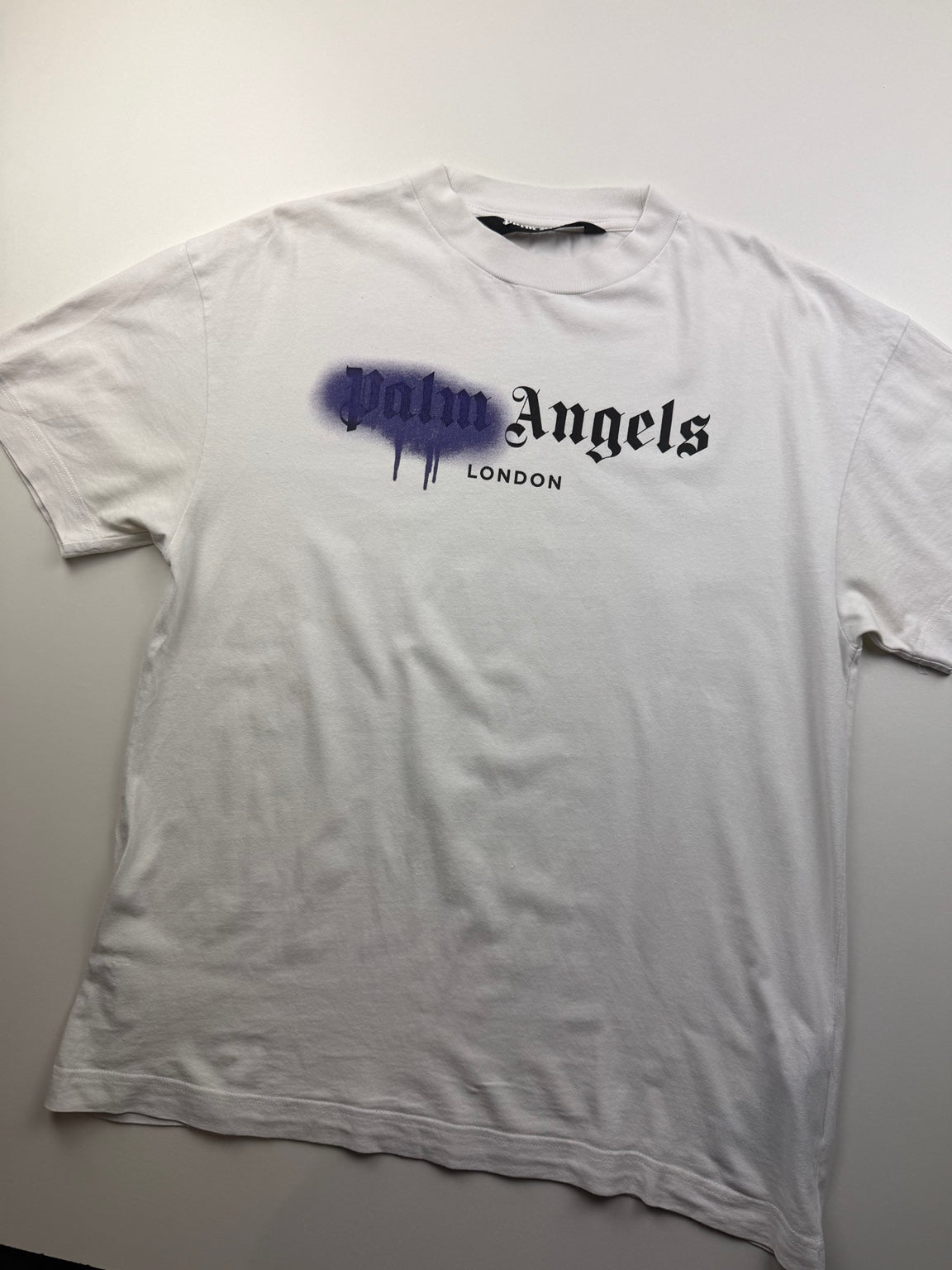 T-shirt Palm Angels London Spray – L – Blanc – photo 2