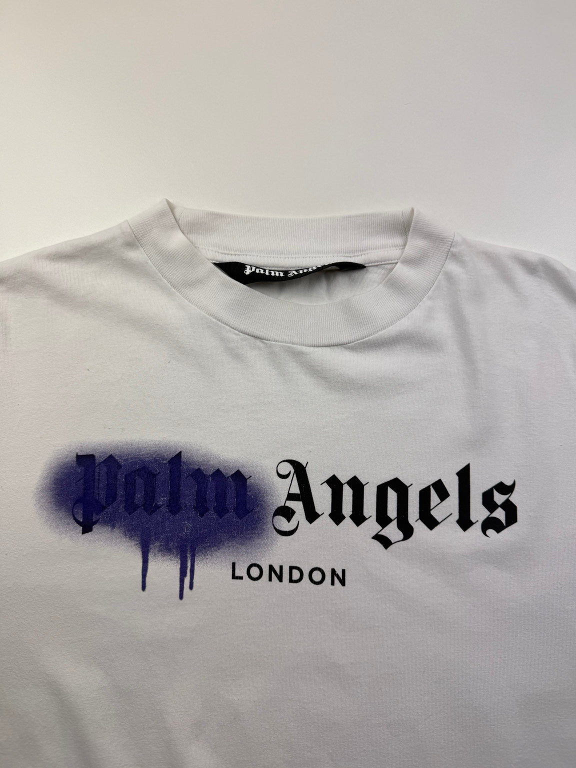 T-shirt Palm Angels London Spray – L – Blanc – photo 3