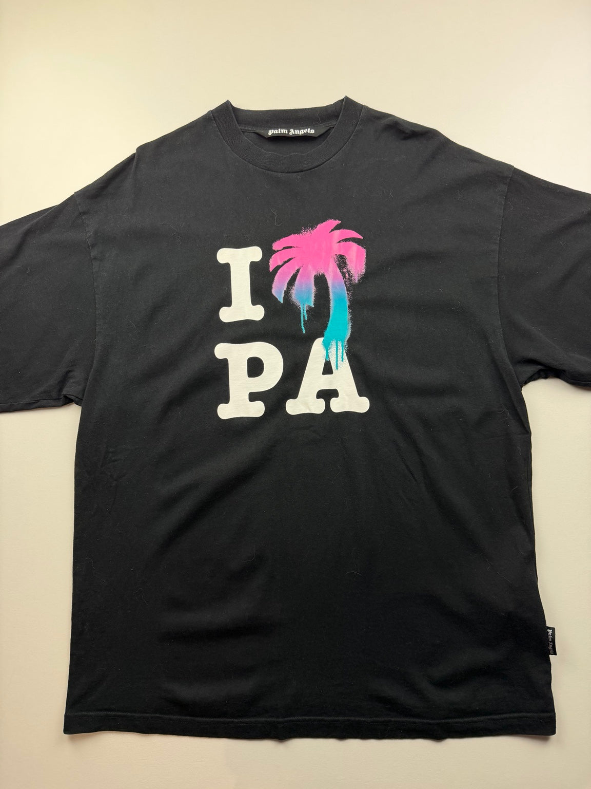 T-shirt Palm Angels I Love PA – M – Noir – photo 1