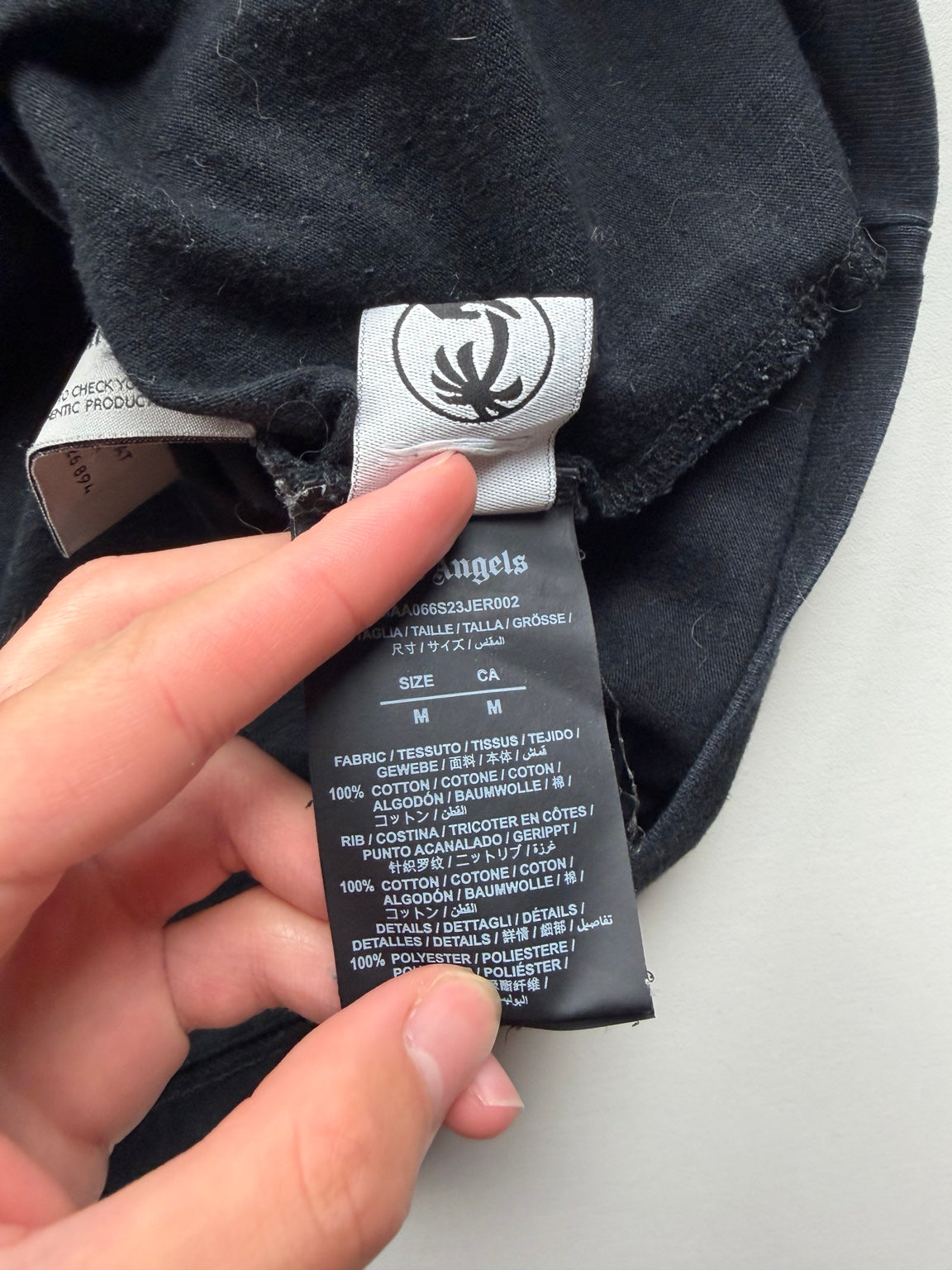T-shirt Palm Angels I Love PA – M – Noir – photo 4